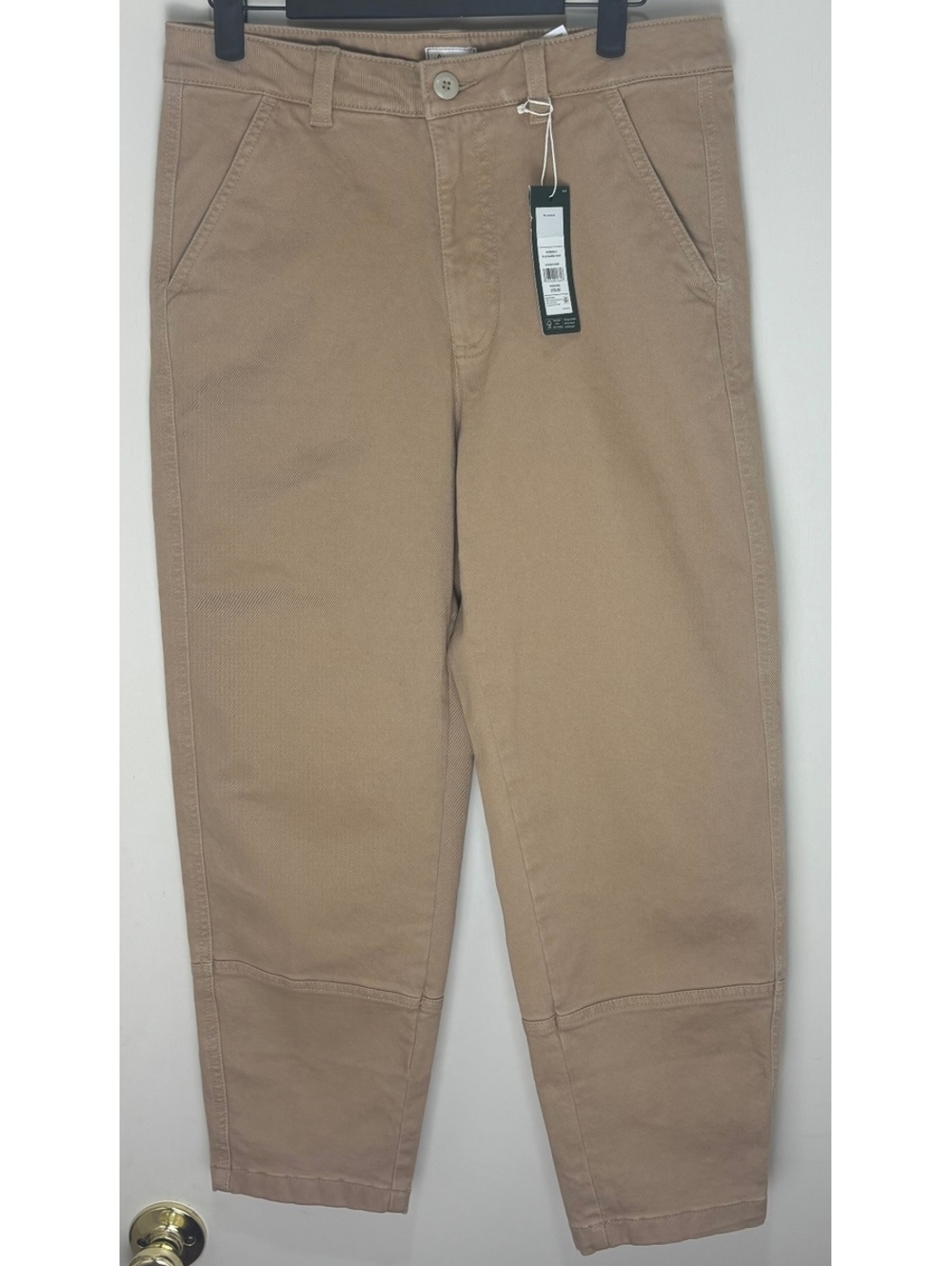 Alpine Design Barrel Pants Women’s 4 NWT Sahara Sand Cropped Stretch MSRP $78